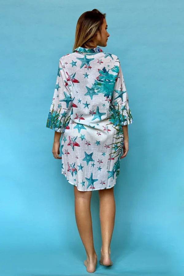 Sea Theme Shirt Dress - Image 2