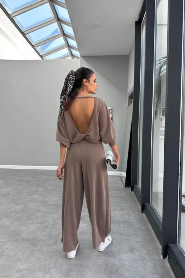 Front Knot Mink Color Pants - Image 2